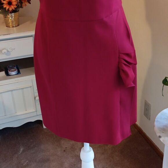 Express Perfect Red Dress, Tomato Girl, Career Professional,  Coastal  Grandma - Picture 3 of 11